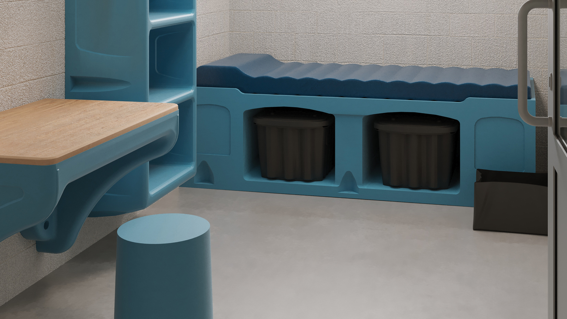 Attenda® Three Shelf Storage Unit - Norix