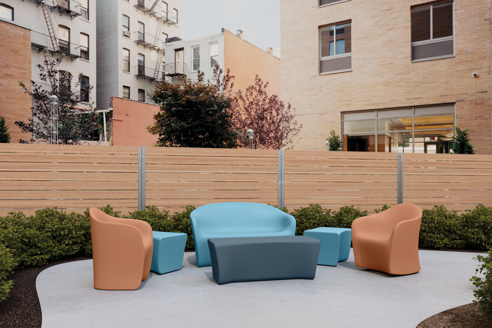 flux chair フラックスチェア Pebble Gray Flux Rocker | Anti Suicide Chair | Norix